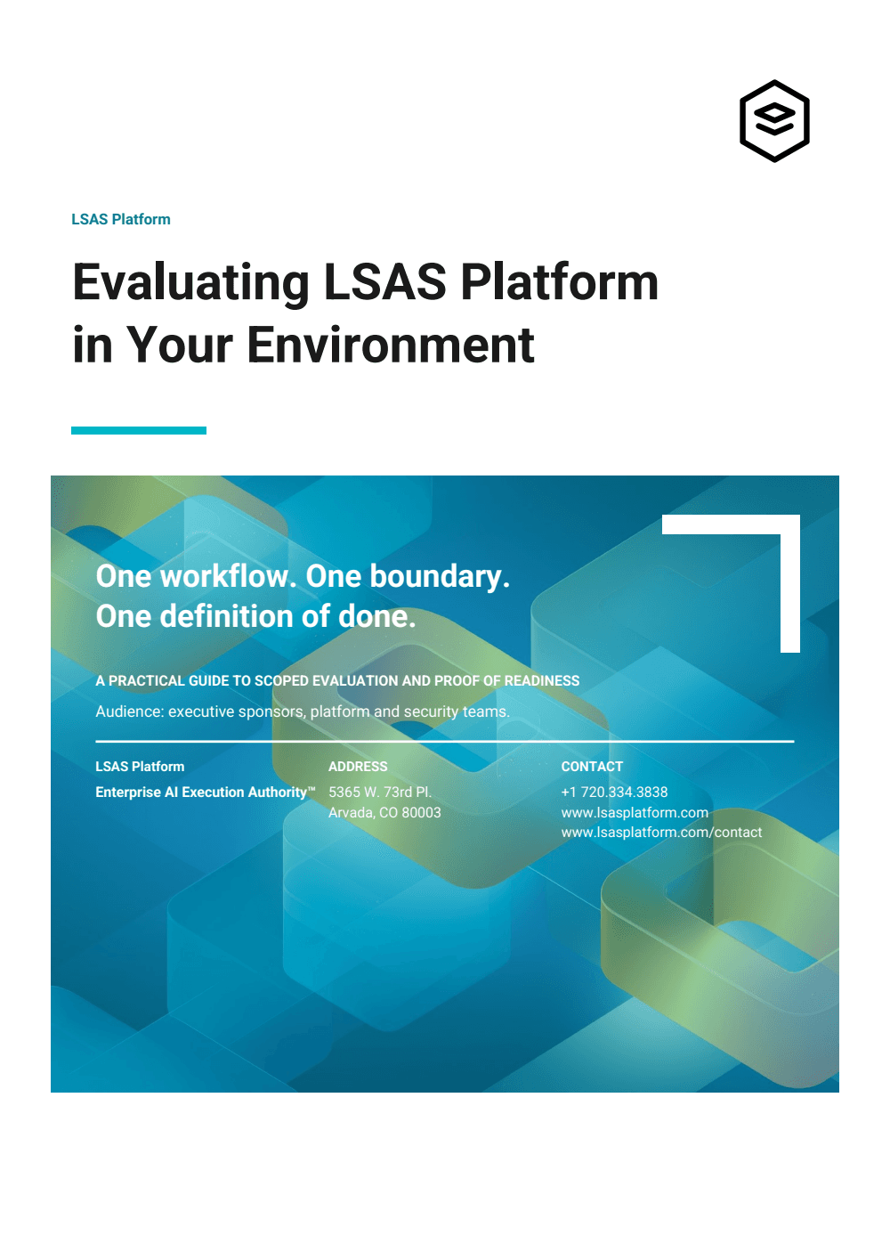 Evaluating LSAS Platform in Your Environment cover